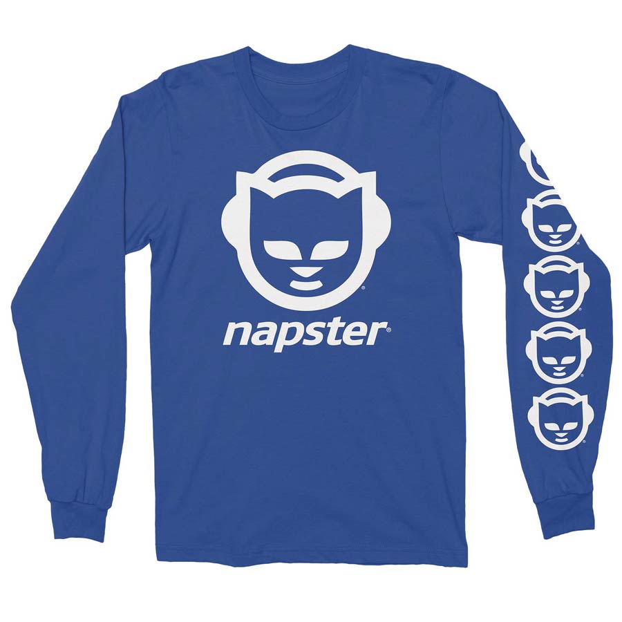 Napster Blue Long Sleeve Shirt Large