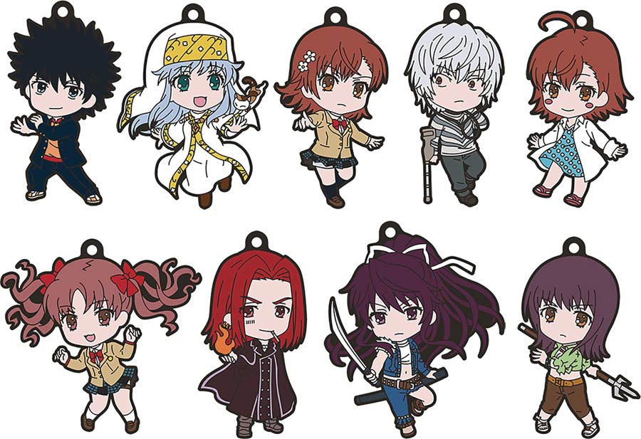 Certain Magical Index III Nendoroid Plus Keychain 9-Piece Assortment Case
