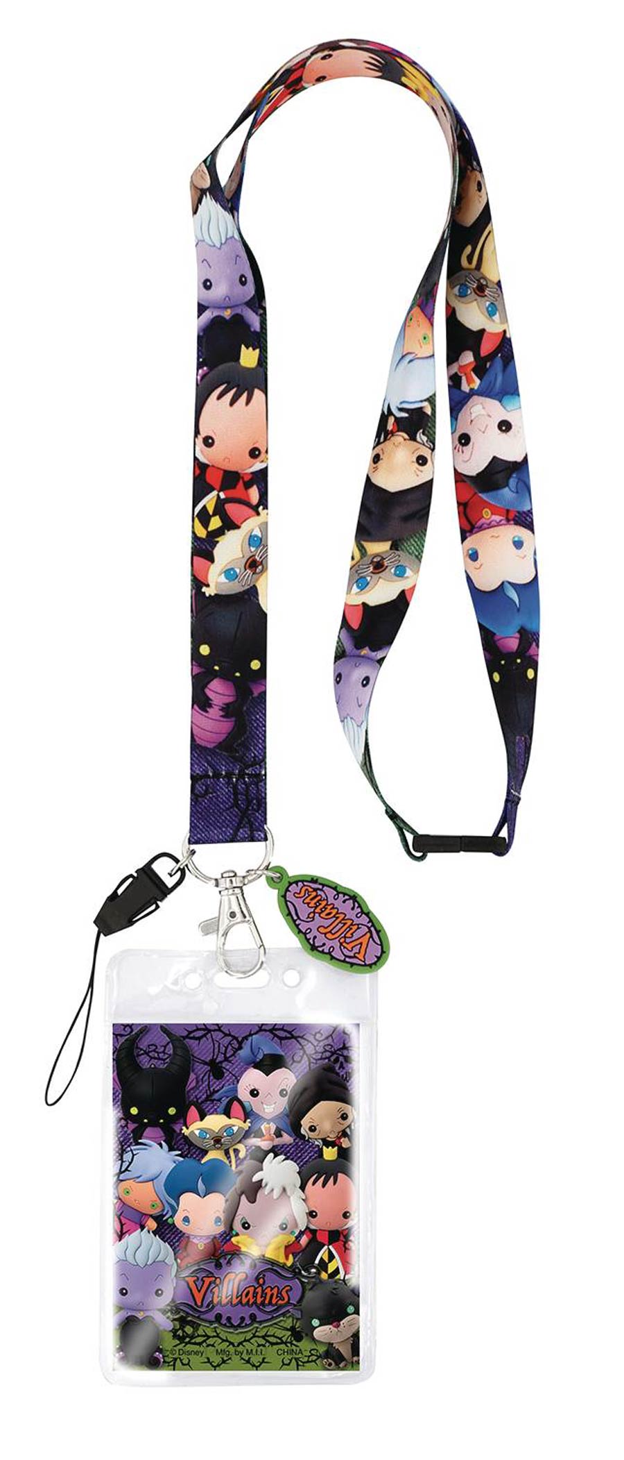 Disney Villains 3D Foam Style Lanyard