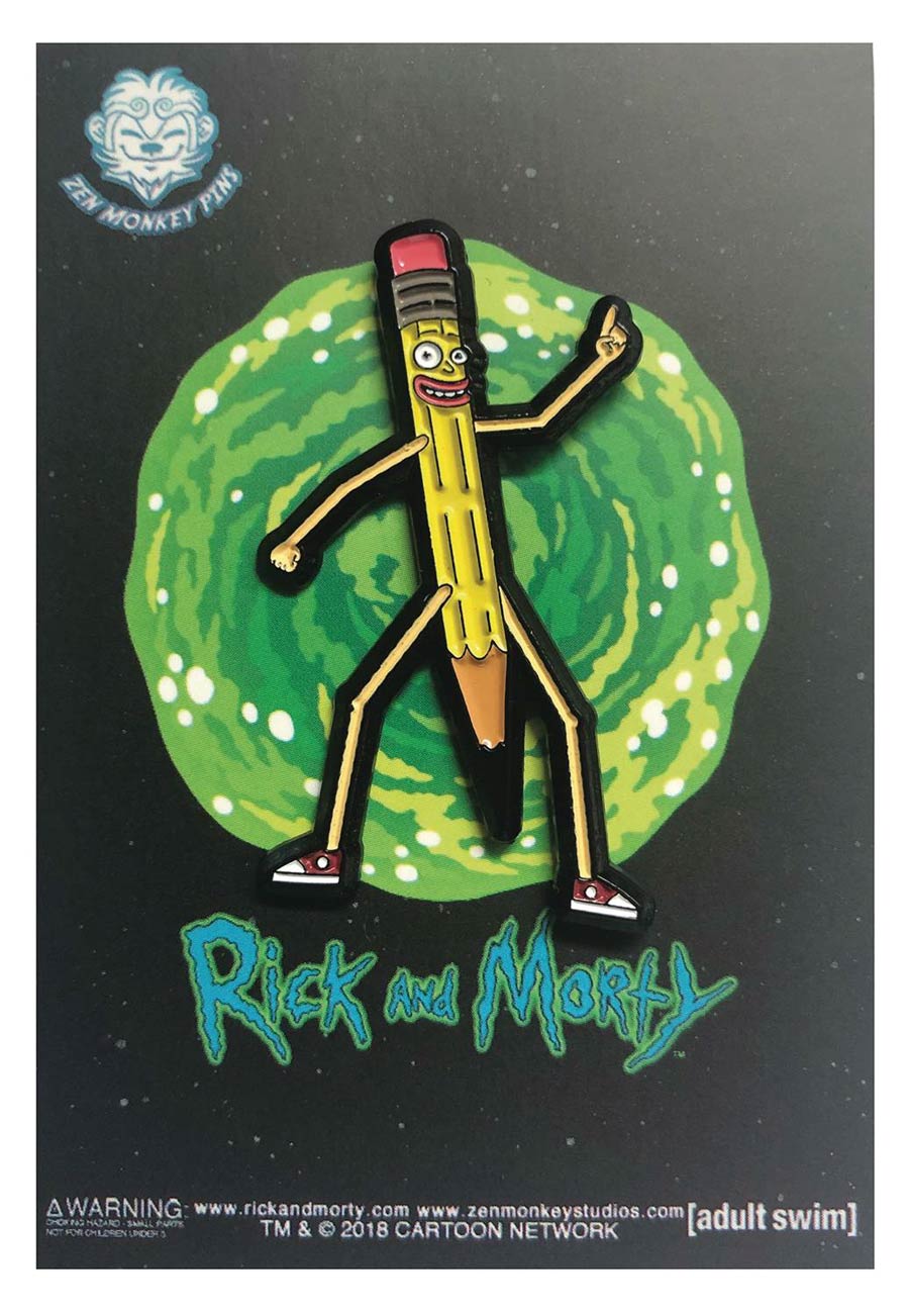 Rick And Morty Pencilvester Pin