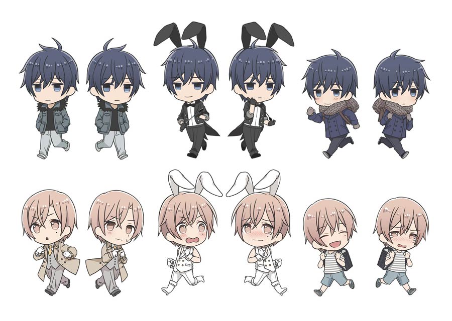 Ten Count Run Run Connect Acrylic Charm Blind Mystery Box 6-Piece Display