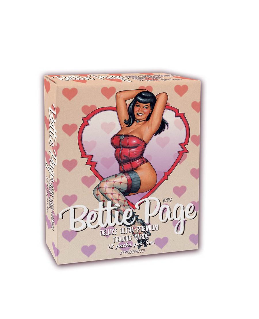 Bettie Page Ultra-Premium Trading Cards Foil Pack Box
