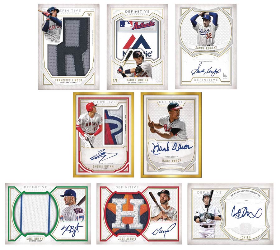 Topps 2019 Definitive Collection Baseball Trading Cards Box