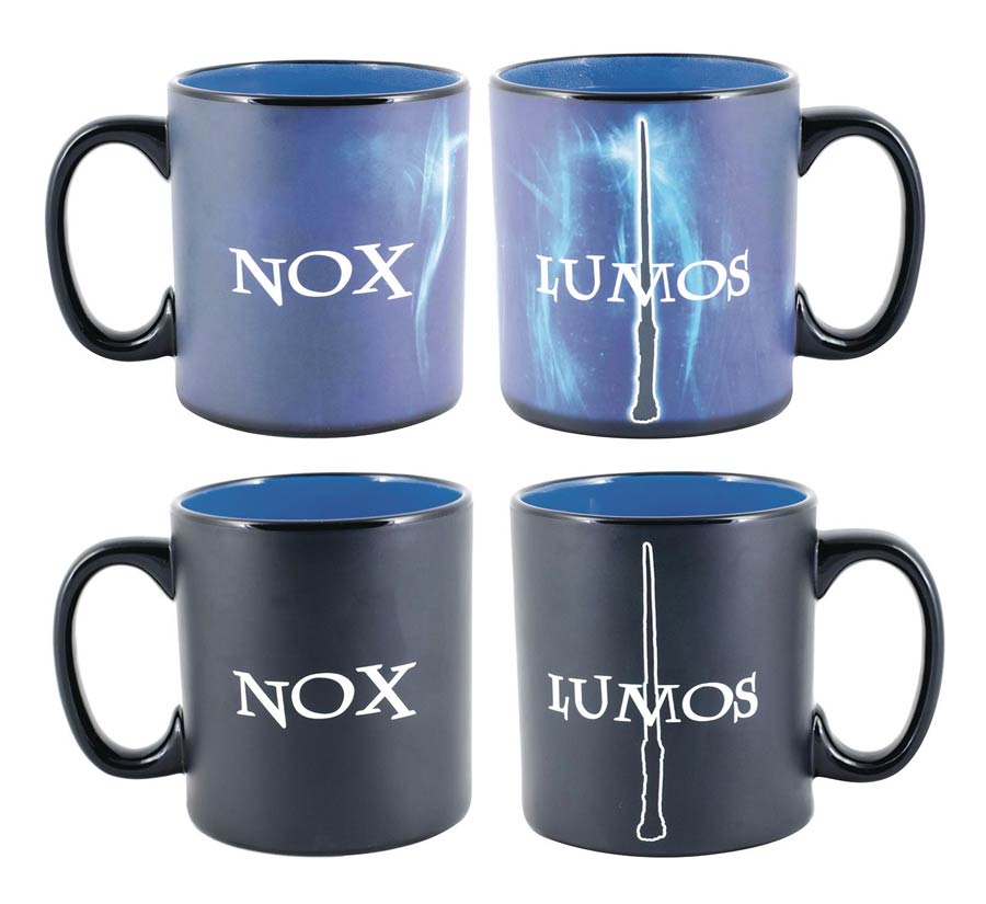 Harry Potter Lumos Wand 11-Ounce Heat Reveal Mug