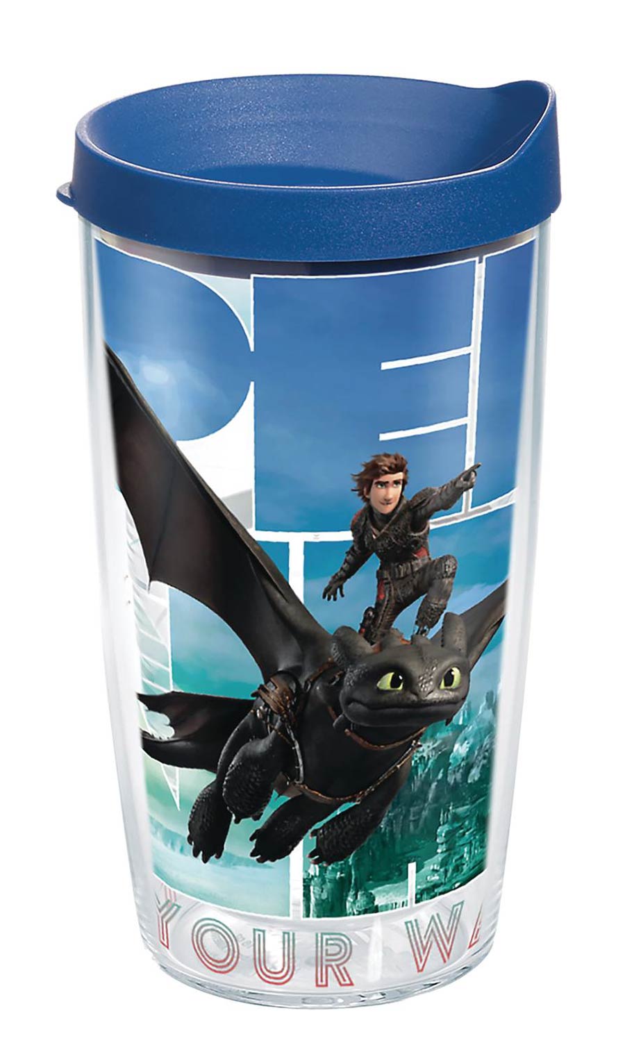 How To Train Your Dragon 16-Ounce Tumbler With Lid - Find Your Way