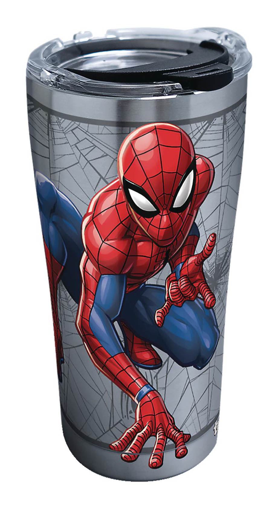 Spider-Man Spider Web Stainless Steel 20-Ounce Tumbler With Lid