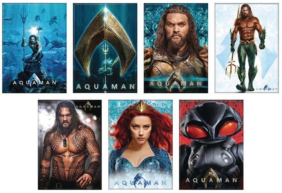 Aquaman Movie Magnet 48-Piece Assortment Case