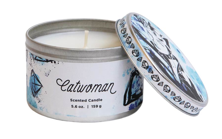 DC Heroes 5.6-Ounce Scented Candle Tin - Catwoman