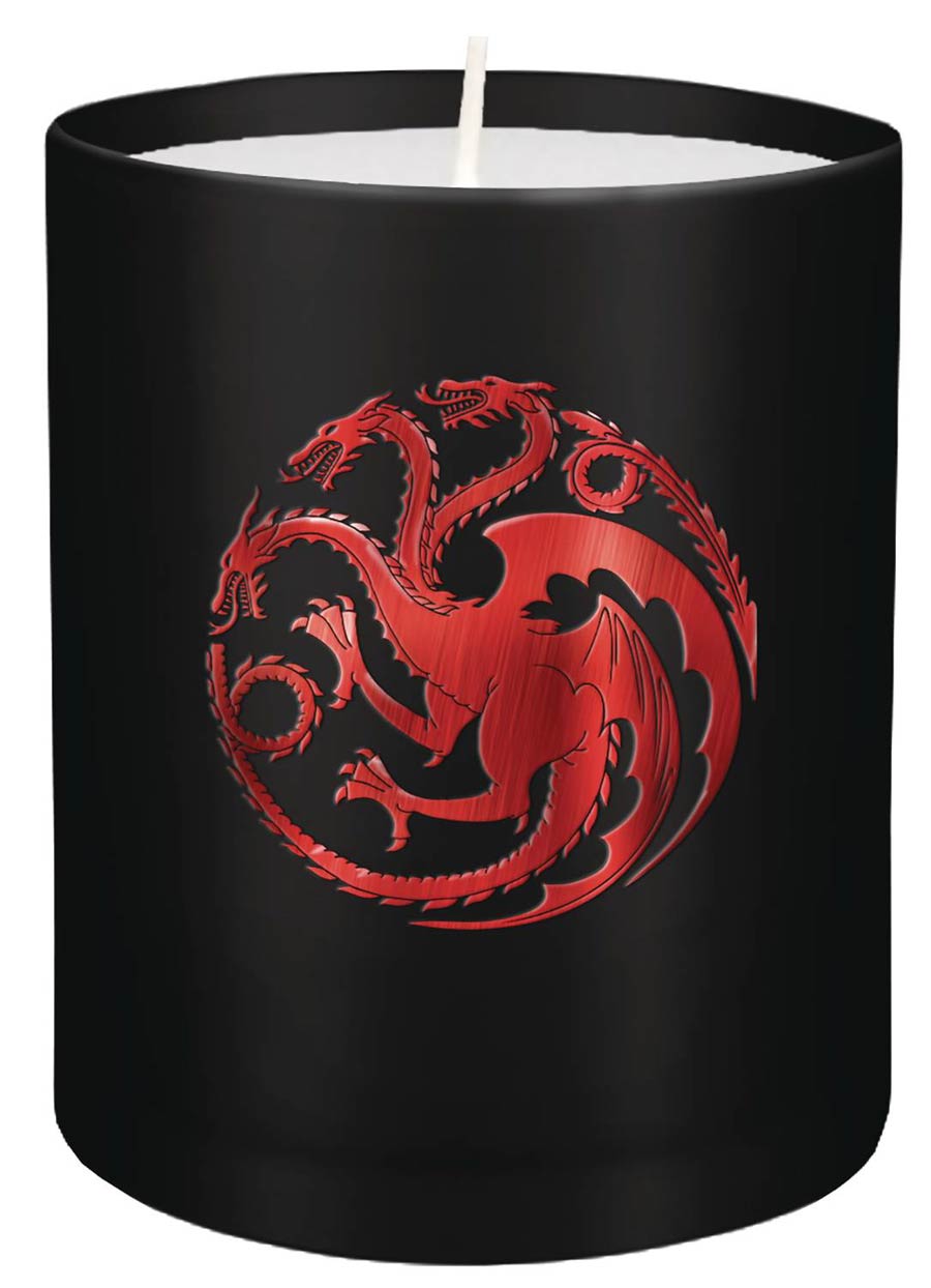 Game Of Thrones Glass Candle - Targaryen
