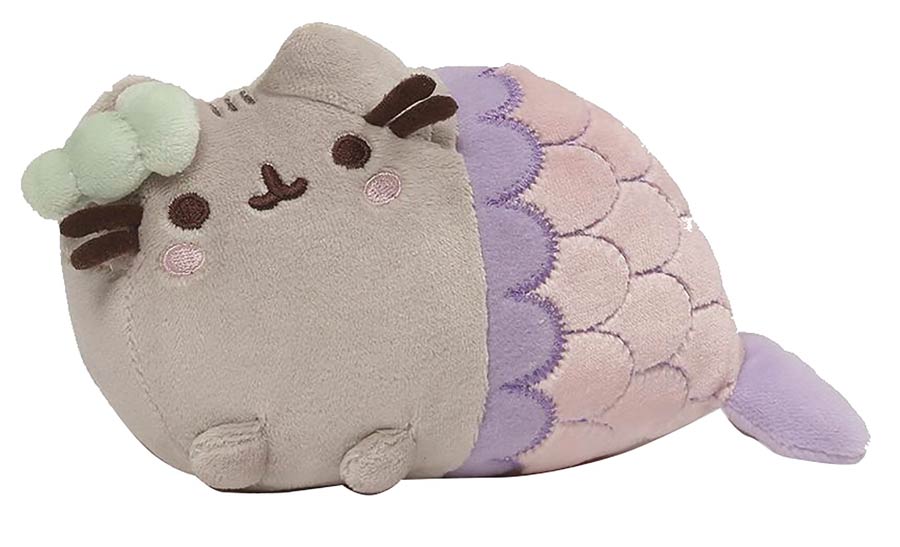 Pusheen Mermaid 12-Inch Plush - With Spiral Shell