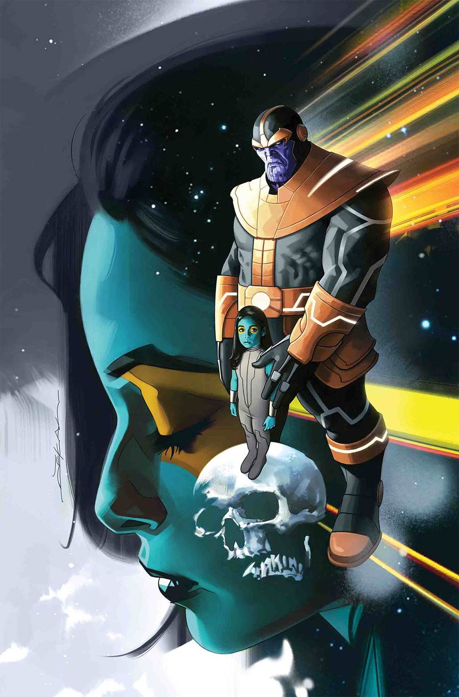 Thanos Vol 3 #1 By Jeff Dekal Poster