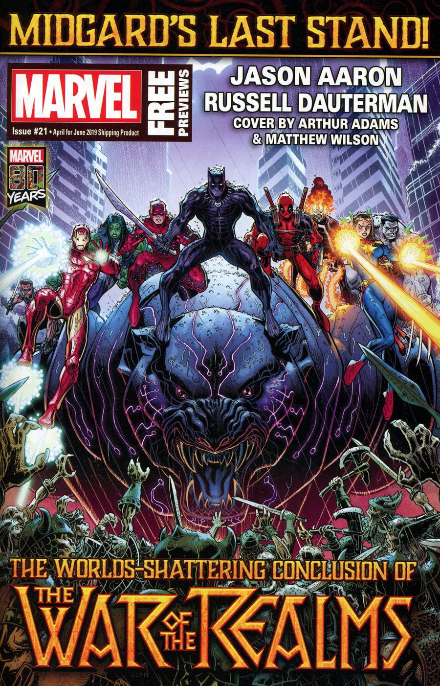 Marvel Previews Vol 4 #21 April 2019