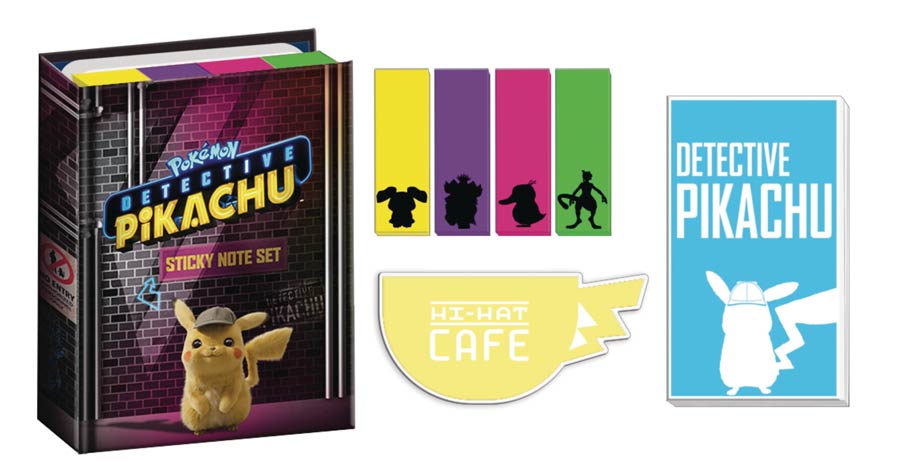 Pokemon Detective Pikachu Sticky Note Box Set