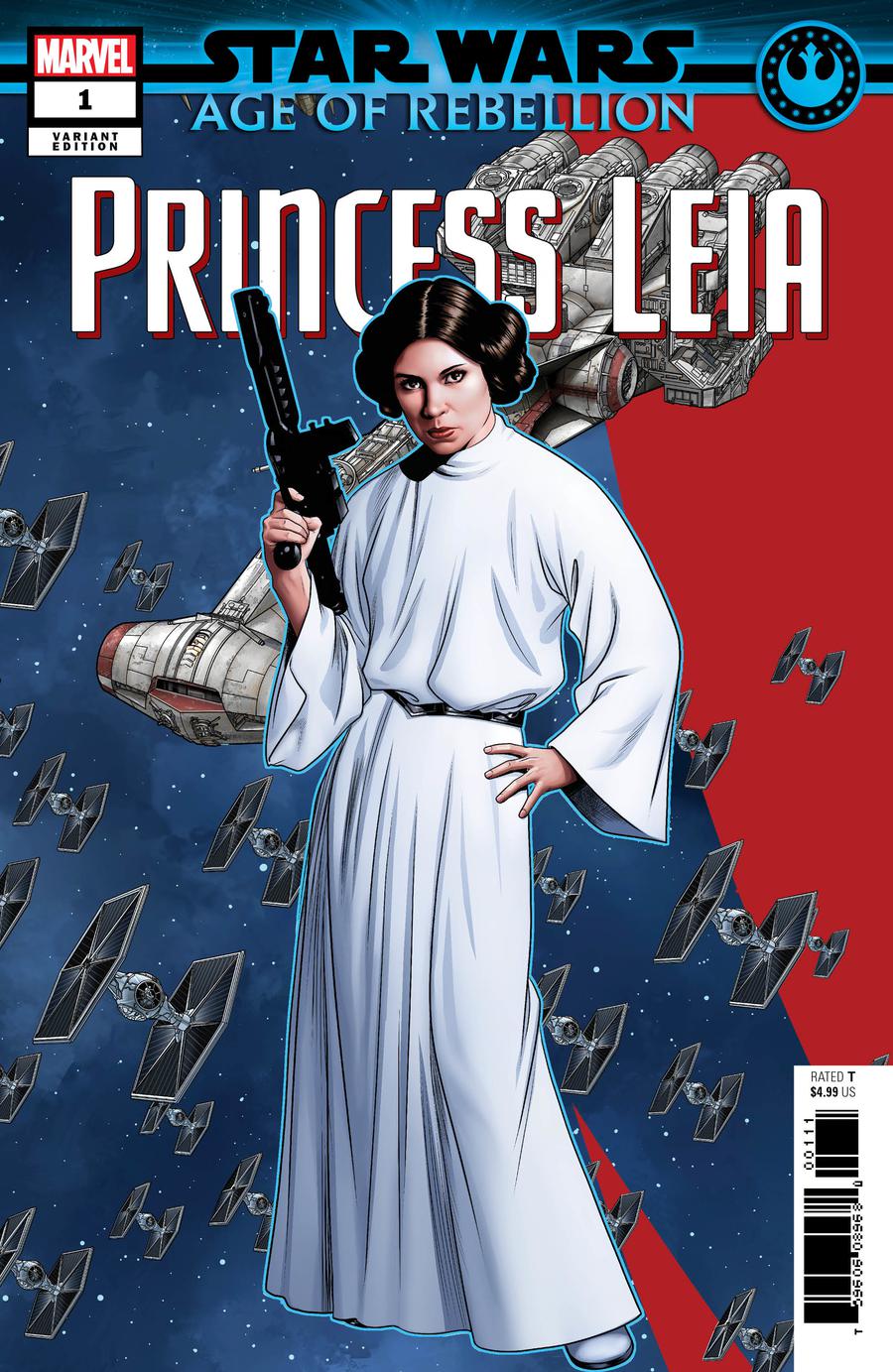Star Wars Age Of Rebellion Princess Leia #1 Cover D Variant Mike McKone Puzzle Piece Cover