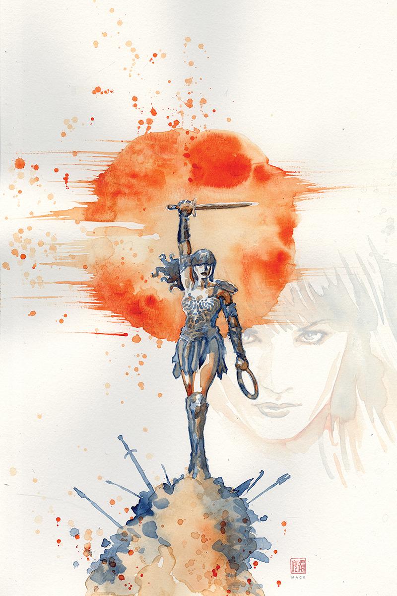 Xena Warrior Princess Vol 4 #1 Cover G Incentive David Mack Virgin Cover