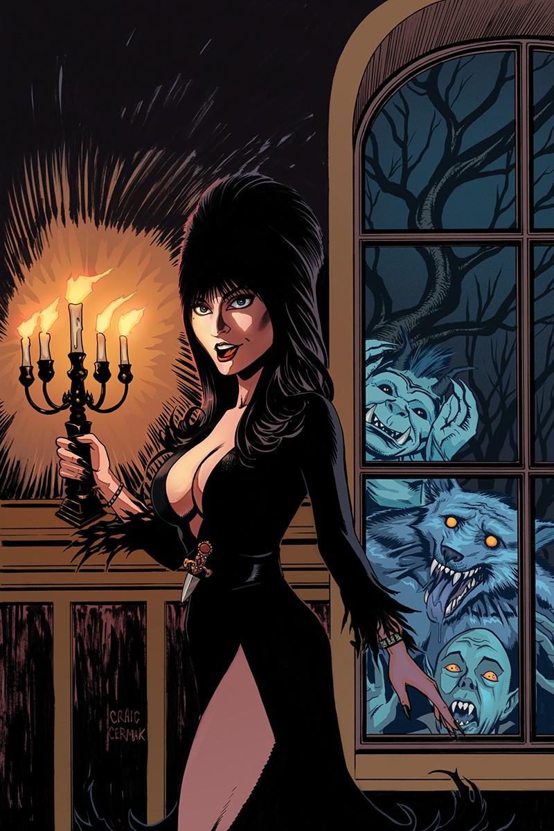 Elvira Mistress Of The Dark Vol 2 #9 Cover F Incentive Craig Cermak Virgin Cover