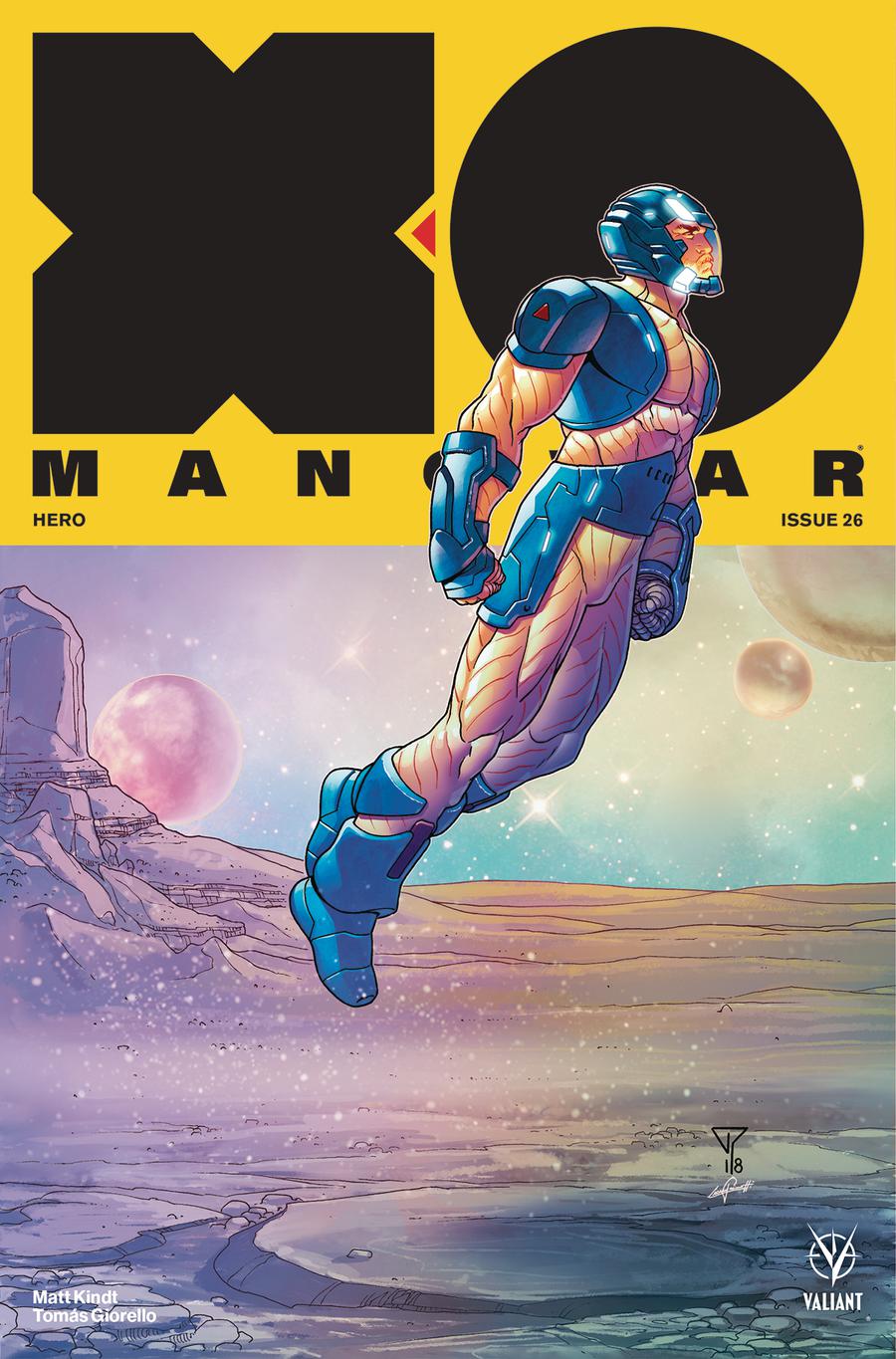 X-O Manowar Vol 4 #26 Cover E Incentive Francis Portela Interlocking Variant Cover