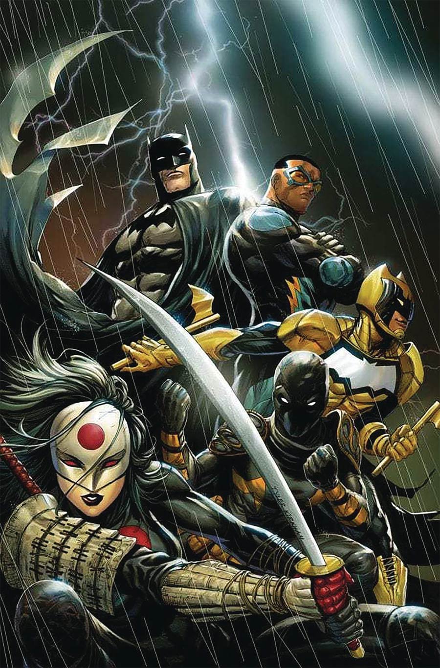 Batman And The Outsiders Vol 3 #1 Cover D DF Signed By Bryan Hill