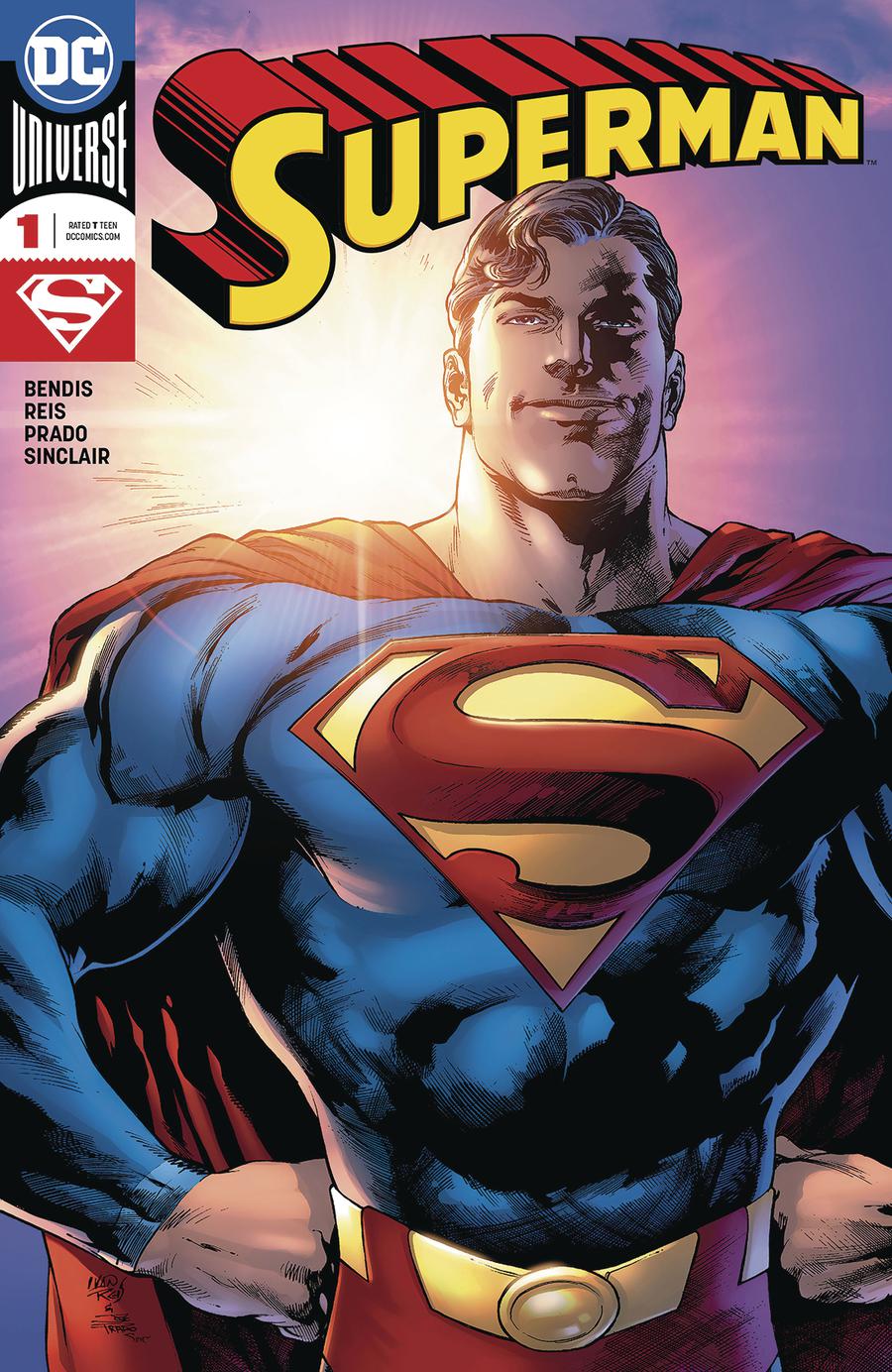 Superman Vol 6 #1 Cover I DF Signed By Brian Michael Bendis (Re-Issue)