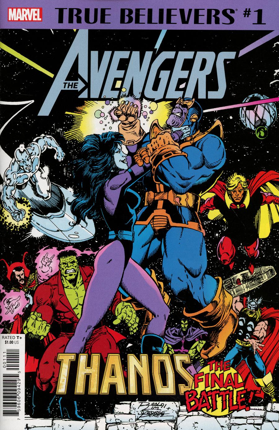 True Believers Avengers Thanos Final Battle #1