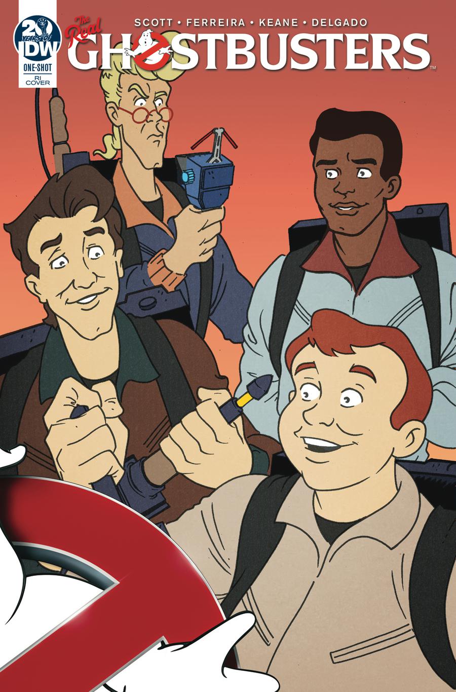 Ghostbusters 35th Anniversary Real Ghostbusters Cover B Incentive Anthony Marques Variant Cover
