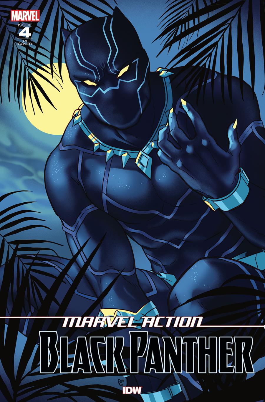 Marvel Action Black Panther #4 Cover B Incentive Paulina Ganucheau Variant Cover