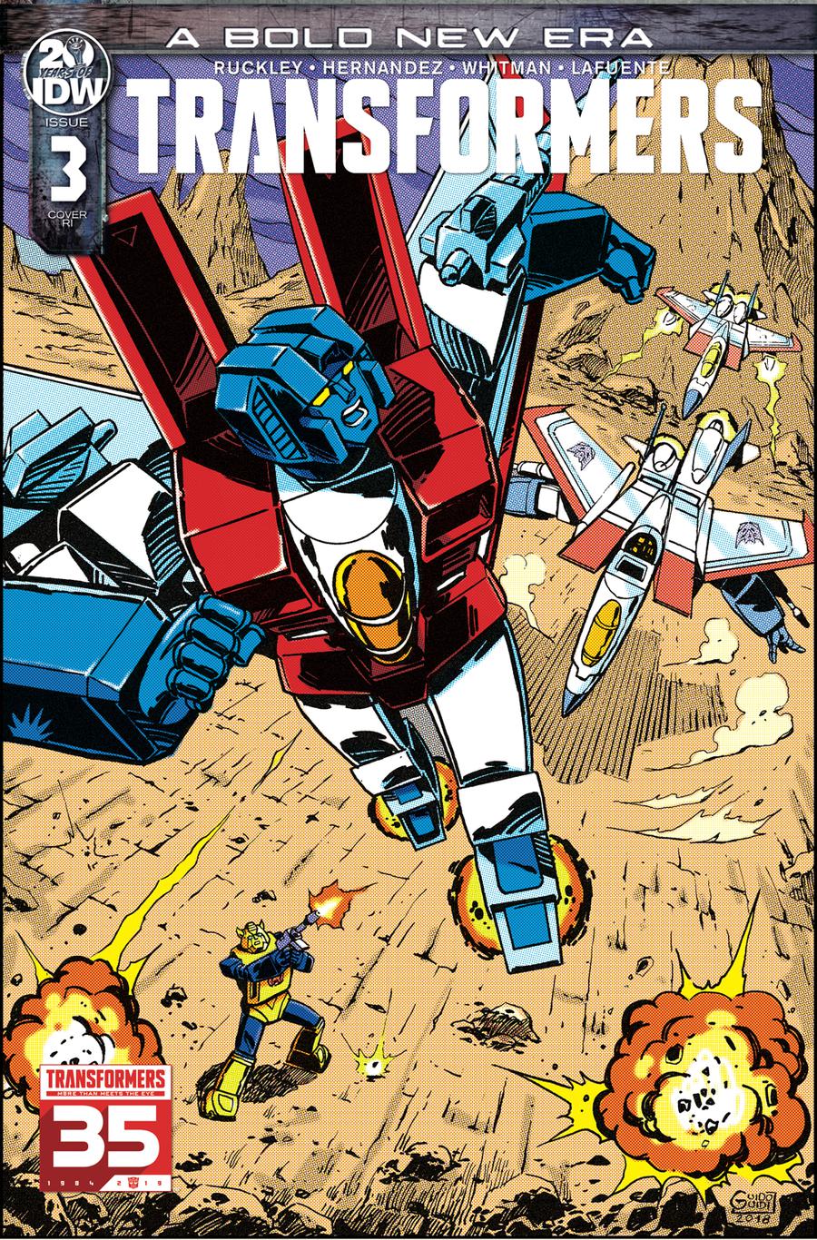 Transformers Vol 4 #3 Cover C Incentive Guido Guidi Variant Cover