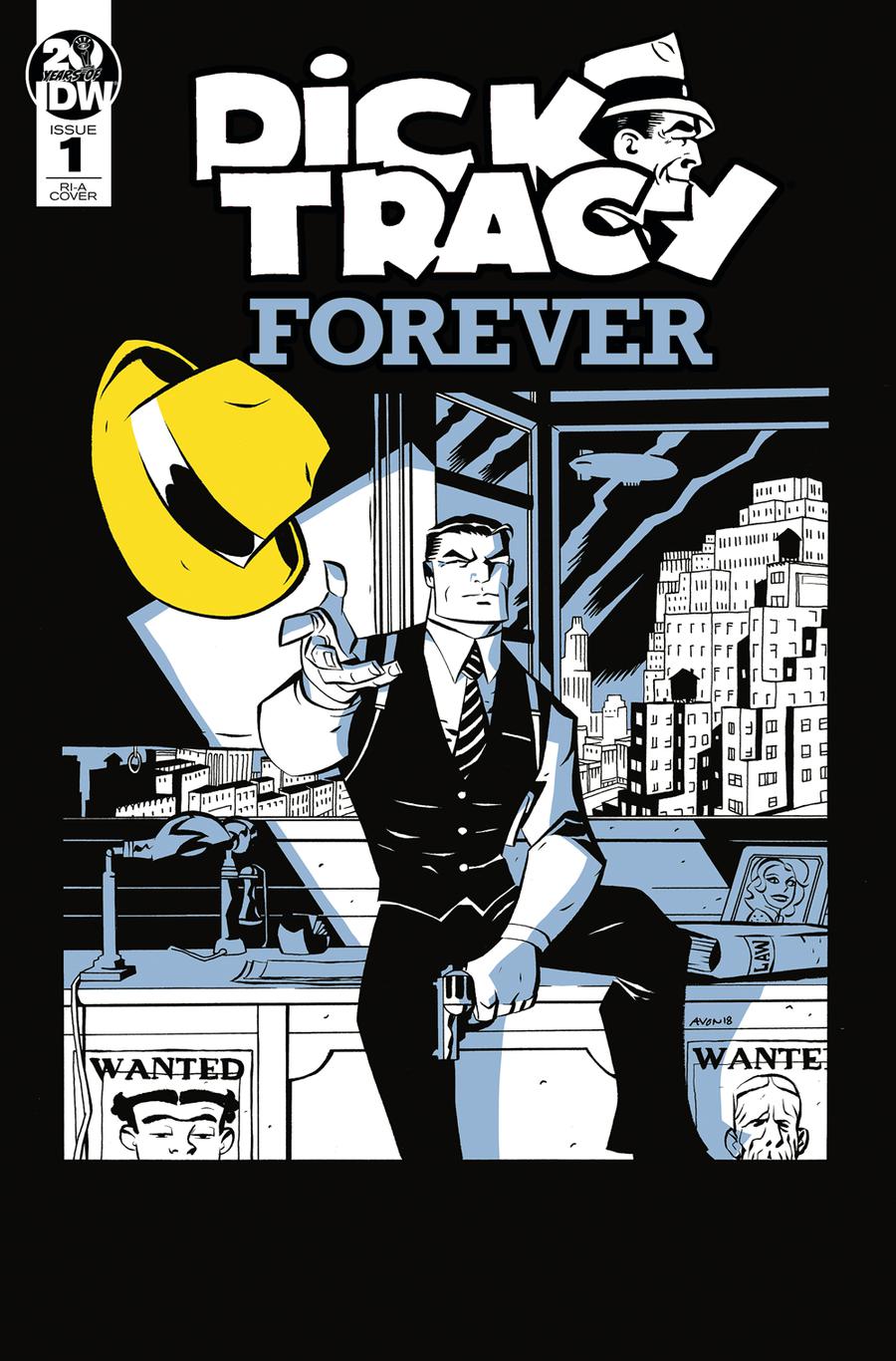 Dick Tracy Forever #1 Cover B Incentive Michael Avon Oeming Variant Cover