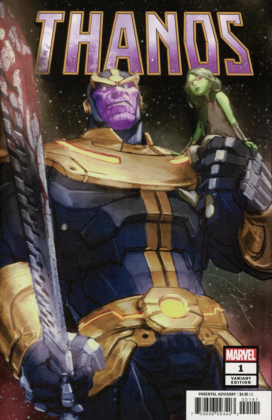 Thanos Vol 3 #1 Cover G Incentive Gerald Parel Variant Cover