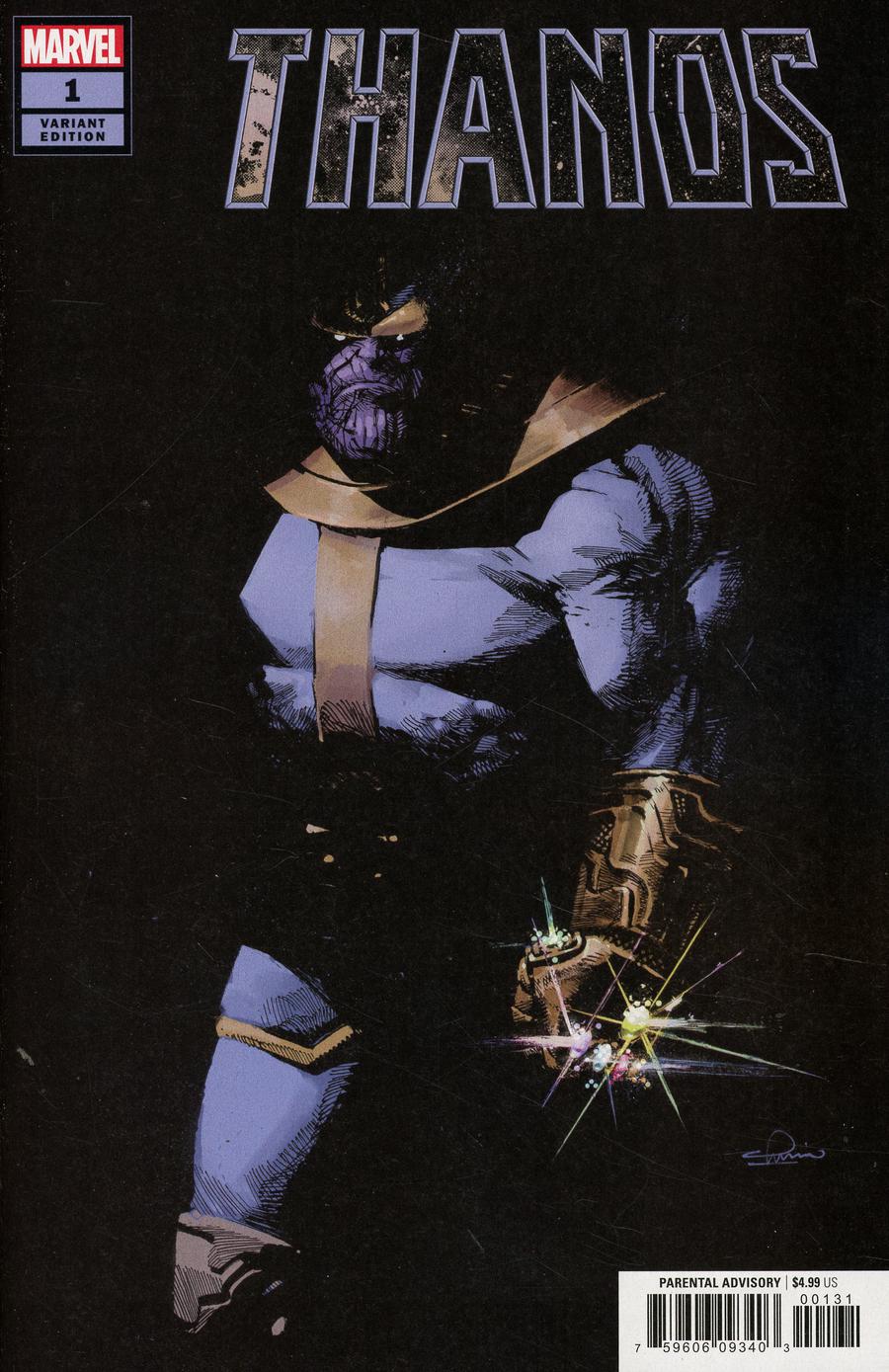 Thanos Vol 3 #1 Cover F Incentive Gerardo Zaffino Variant Cover