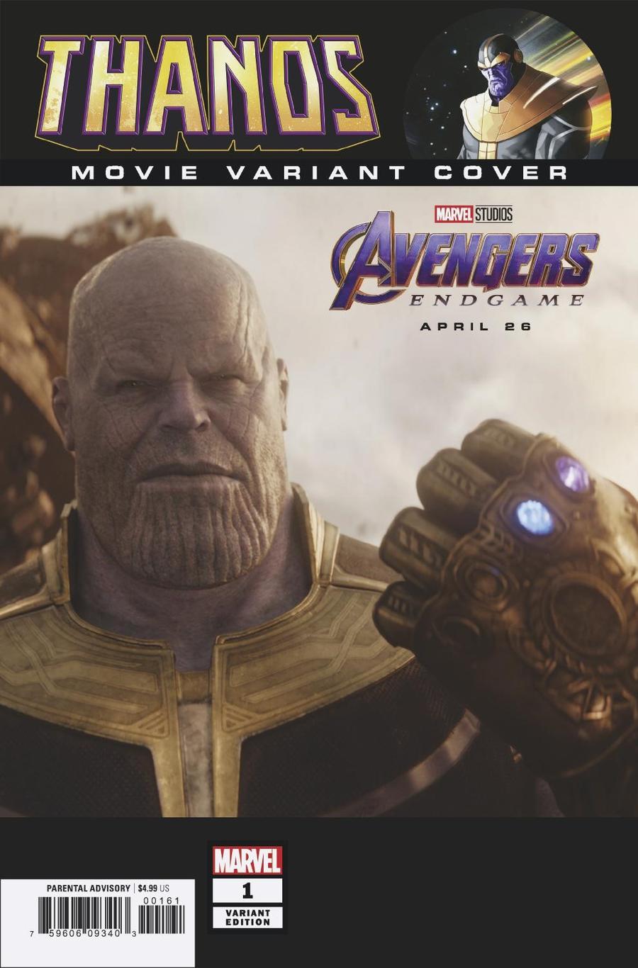 Thanos Vol 3 #1 Cover E Incentive Movie Variant Cover