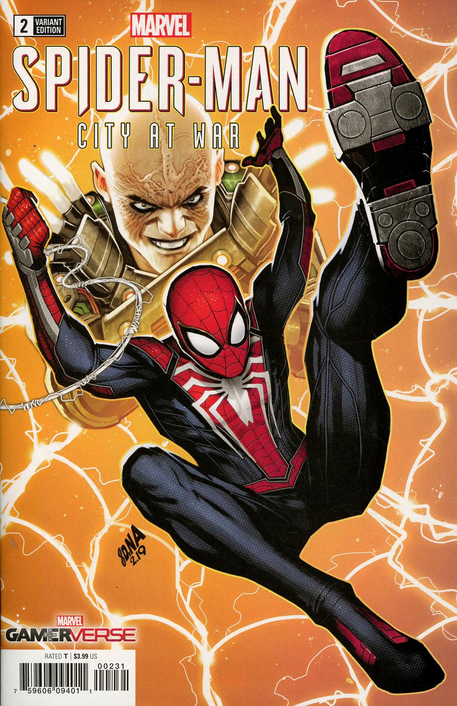 Marvels Spider-Man City At War #2 Cover C Incentive David Nakayama Variant Cover