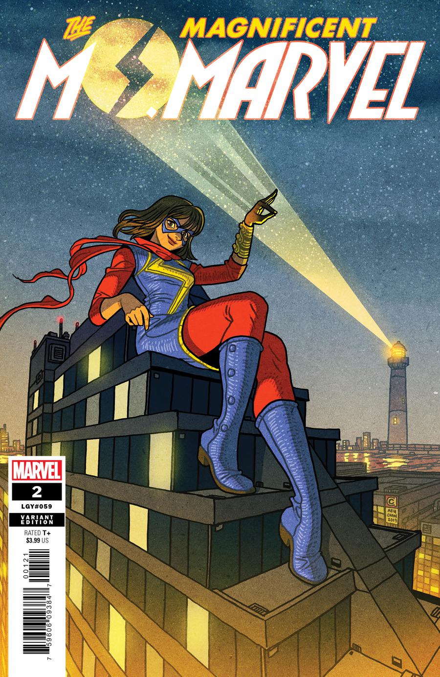 Magnificent Ms Marvel #2 Cover B Incentive Afu Chan Variant Cover