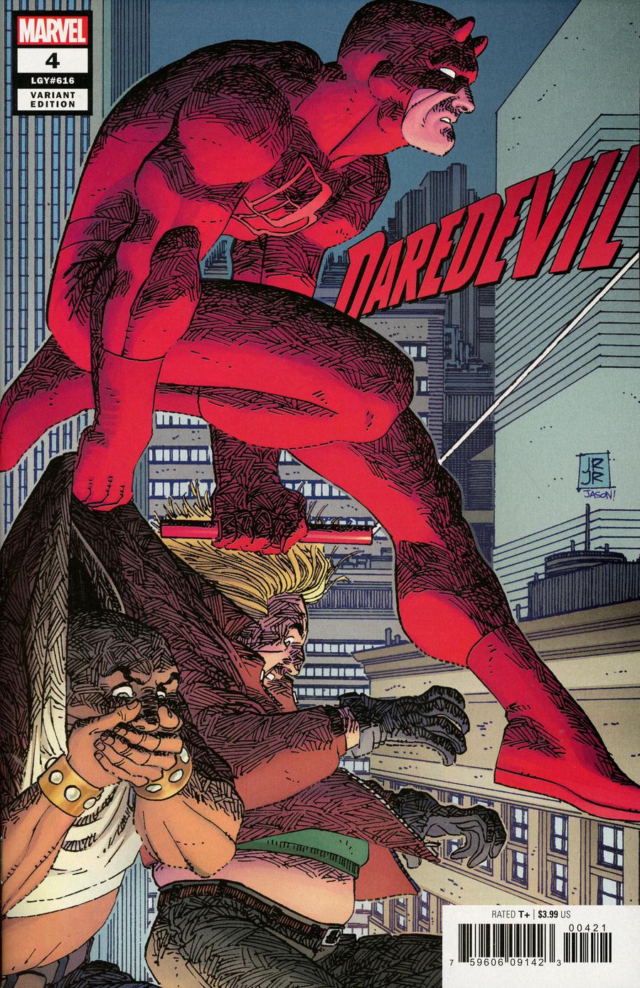 Daredevil Vol 6 #4 Cover B Incentive John Romita Jr Hidden Gem Variant Cover