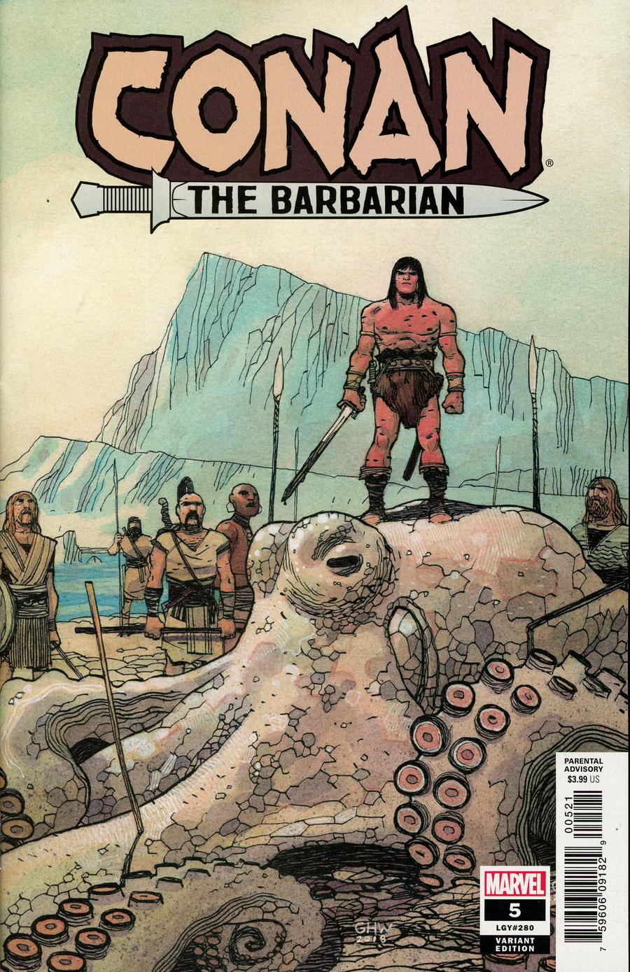 Conan The Barbarian Vol 4 #5 Cover C Incentive Gabriel Hernandez Walta Variant Cover