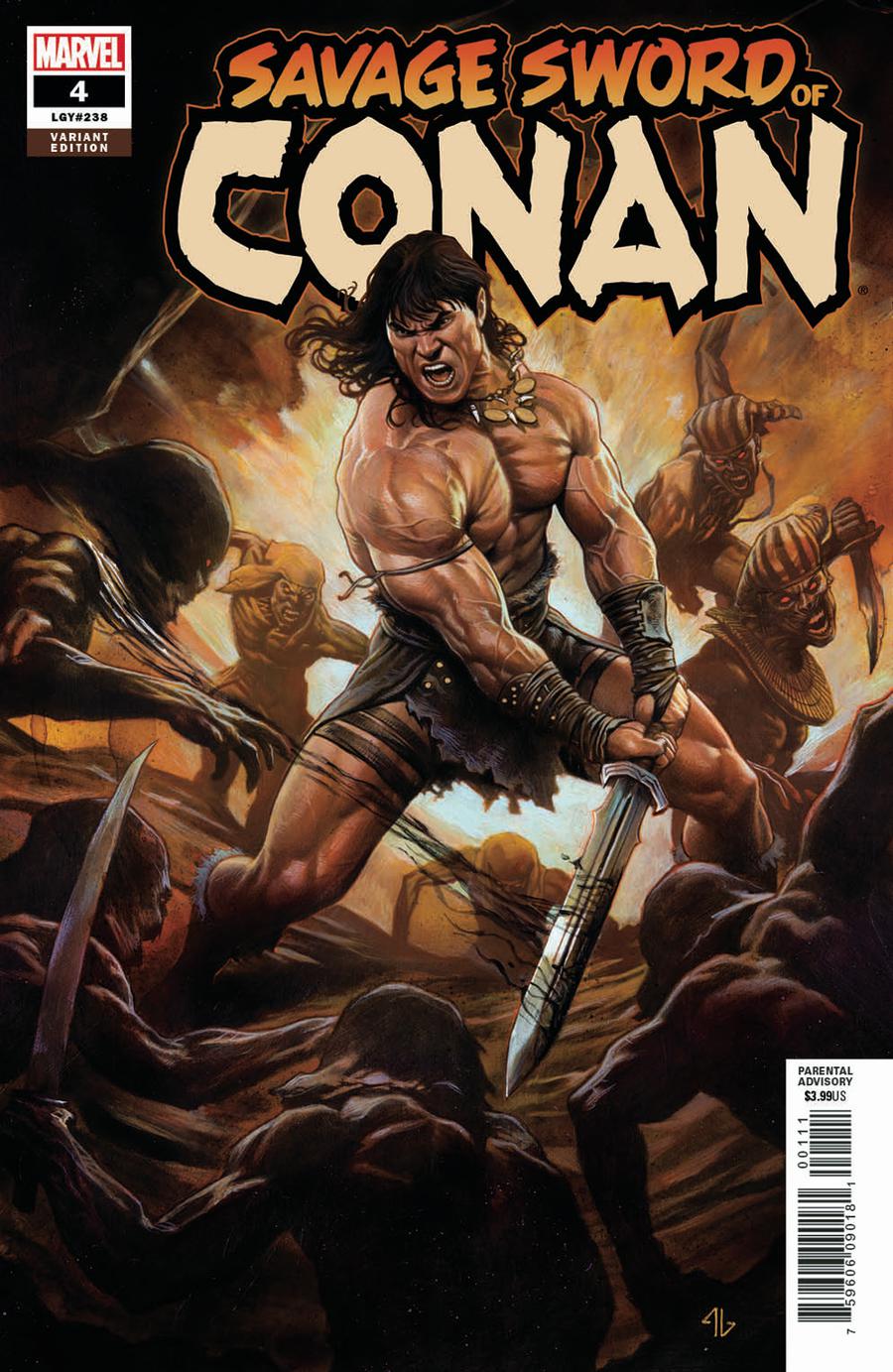 Savage Sword Of Conan #4 Cover B Incentive Adi Granov Variant Cover