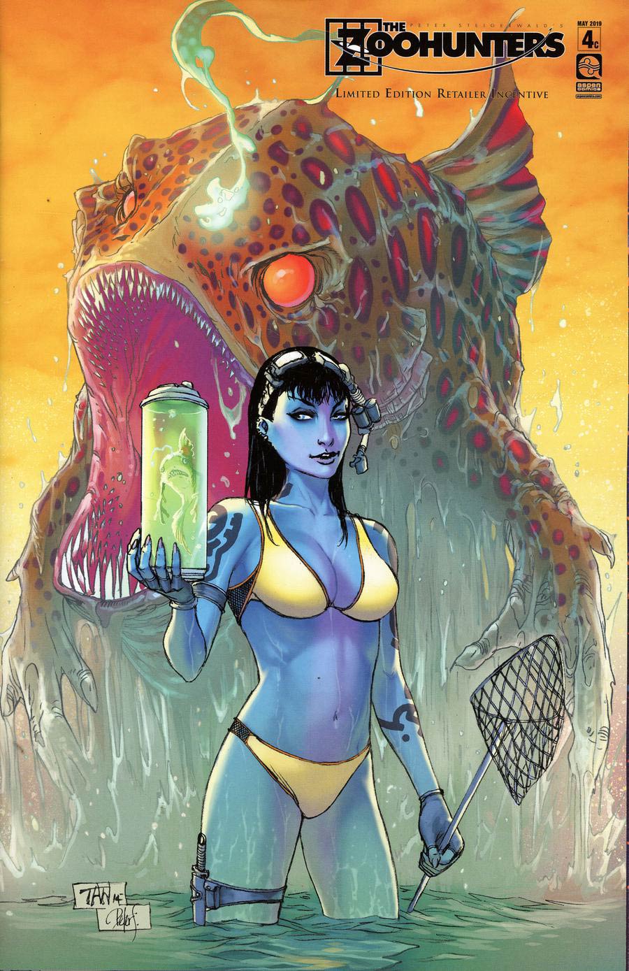Zoohunters #4 Cover C Incentive Billy Tan Variant Cover