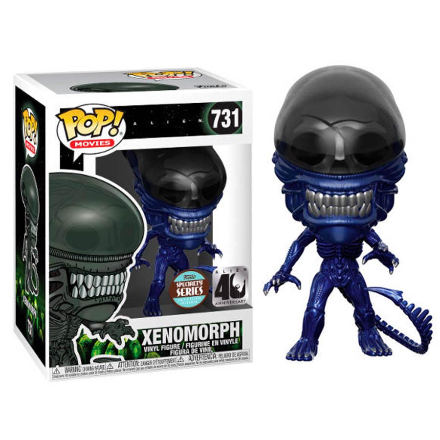 POP Movies 731 Alien 40th Anniversary Xenomorph Blue Metallic Vinyl Figure