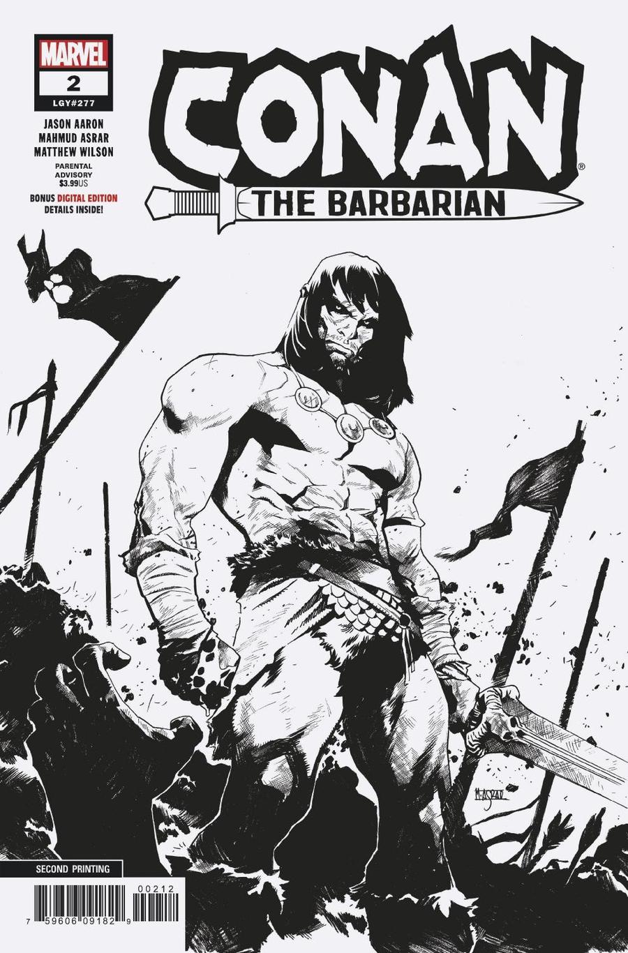 Conan The Barbarian Vol 4 #2 Cover F 2nd Ptg Variant Mahmud A Asrar Cover