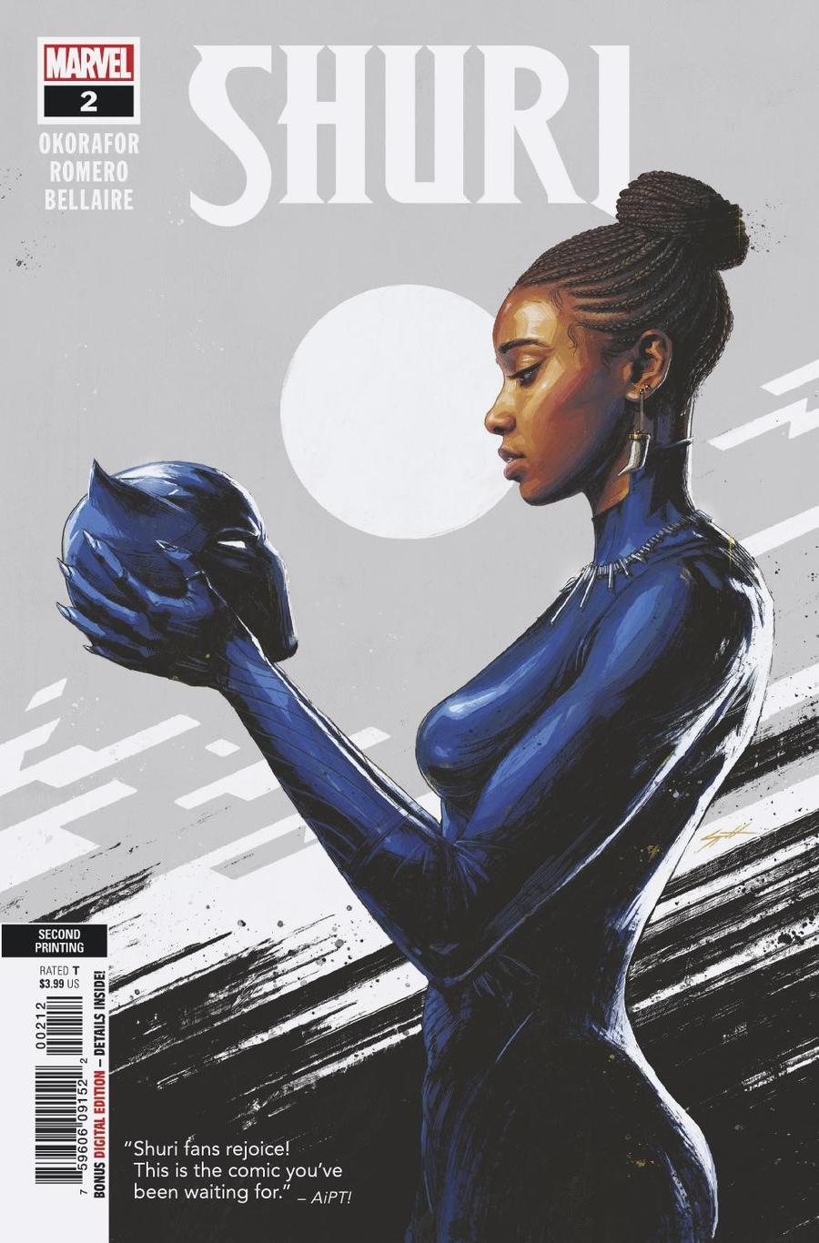 Shuri #2 Cover D 2nd Ptg Variant Leonardo Romero Cover