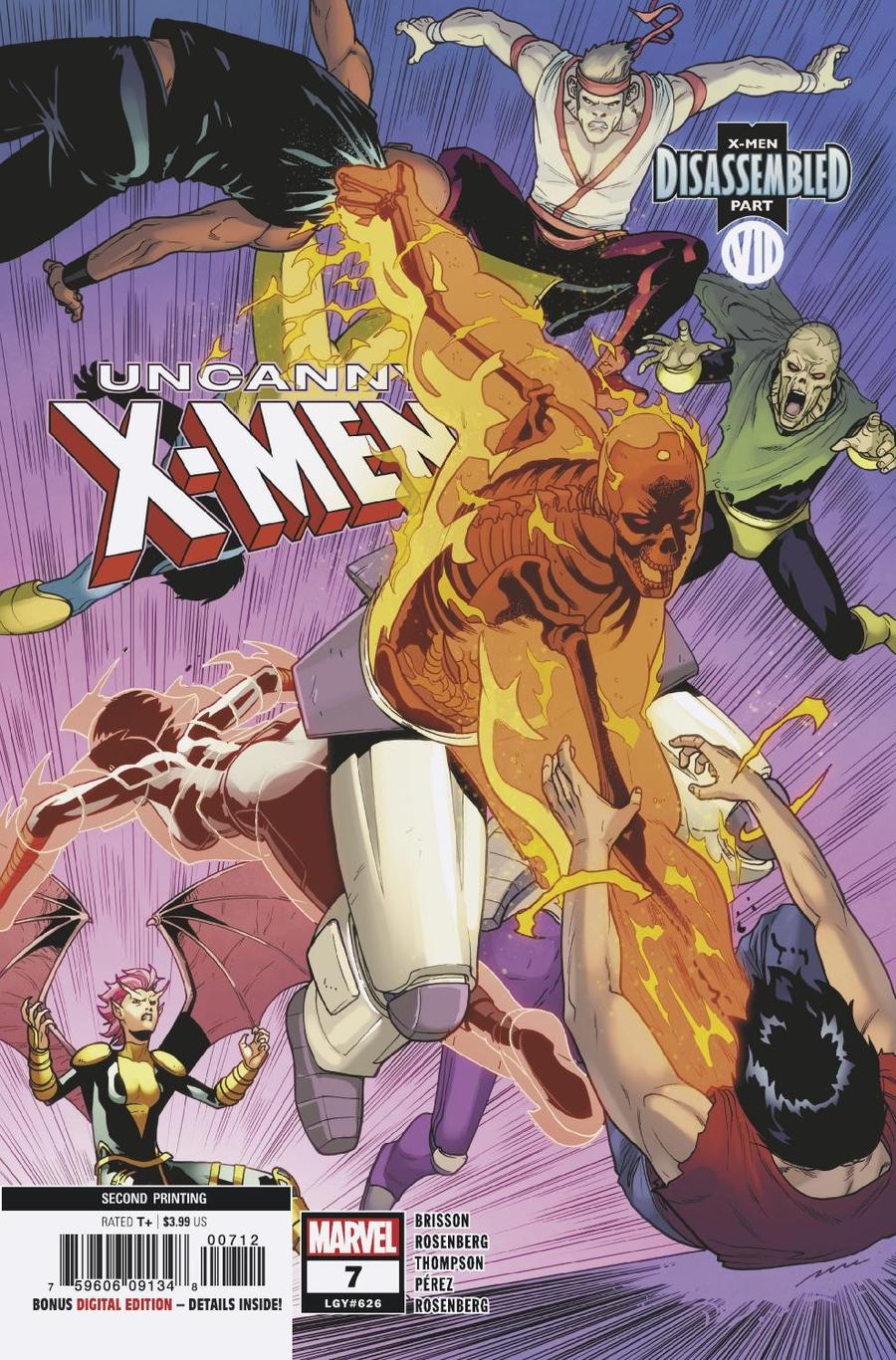 Uncanny X-Men Vol 5 #7 Cover D 2nd Ptg Variant Pere Perez Cover