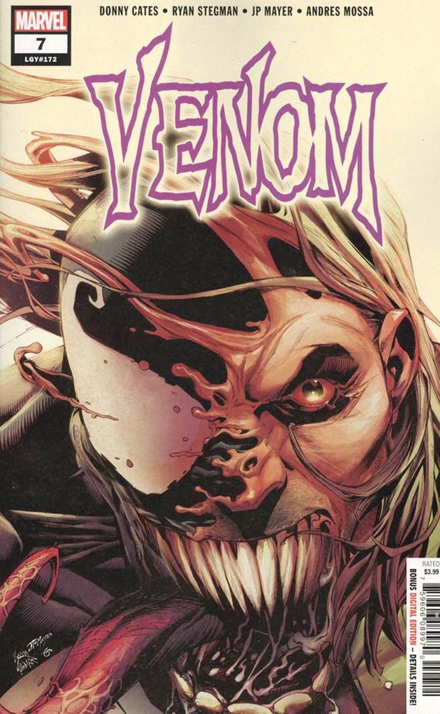 Venom Vol 4 #7 Cover G Variant Ryan Stegman Cover 