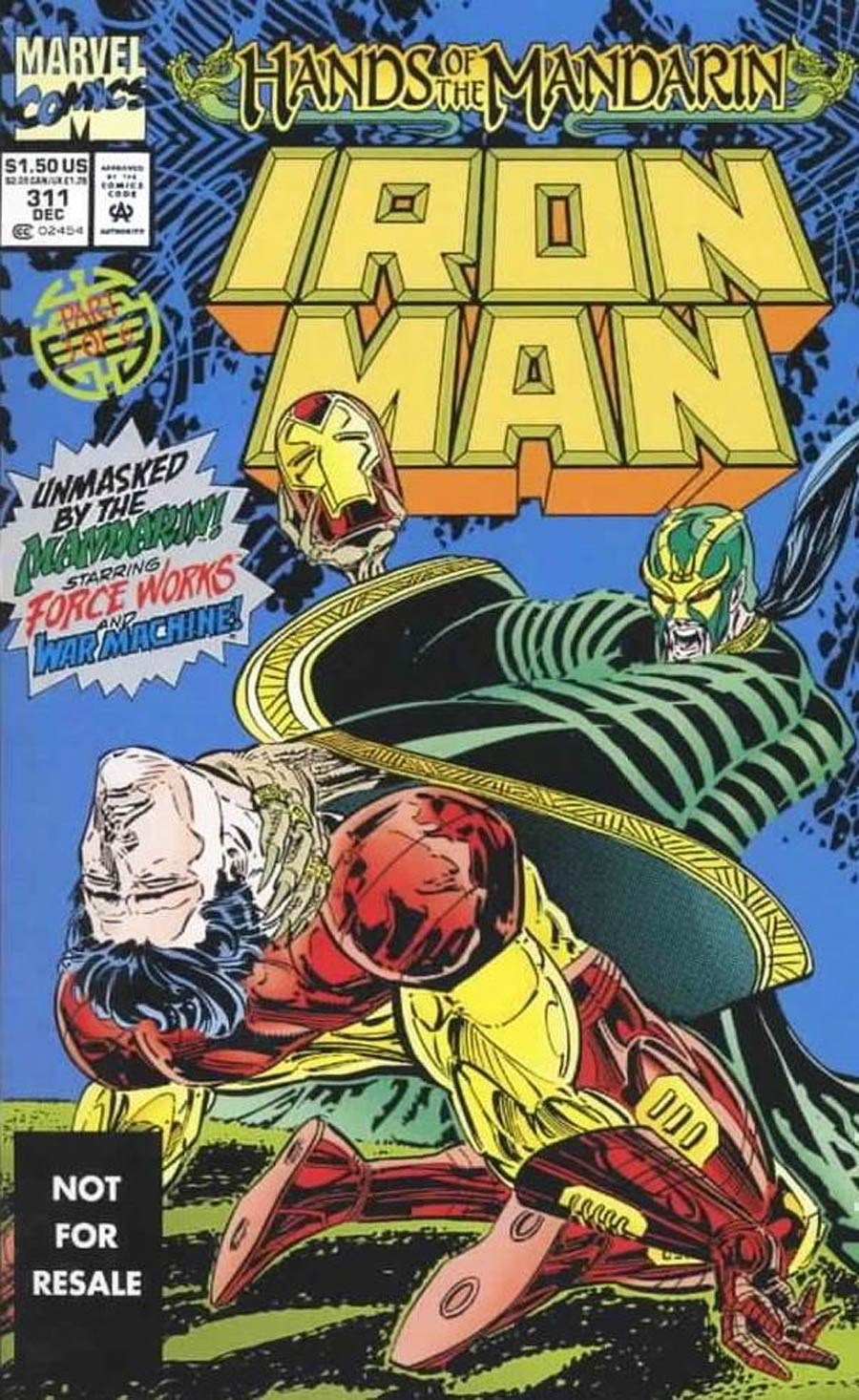 Iron Man #311 Cover B Toy Reprint