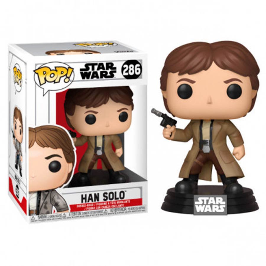 POP Star Wars 286 Return Of The Jedi Endor Han Solo Vinyl Bobble Head