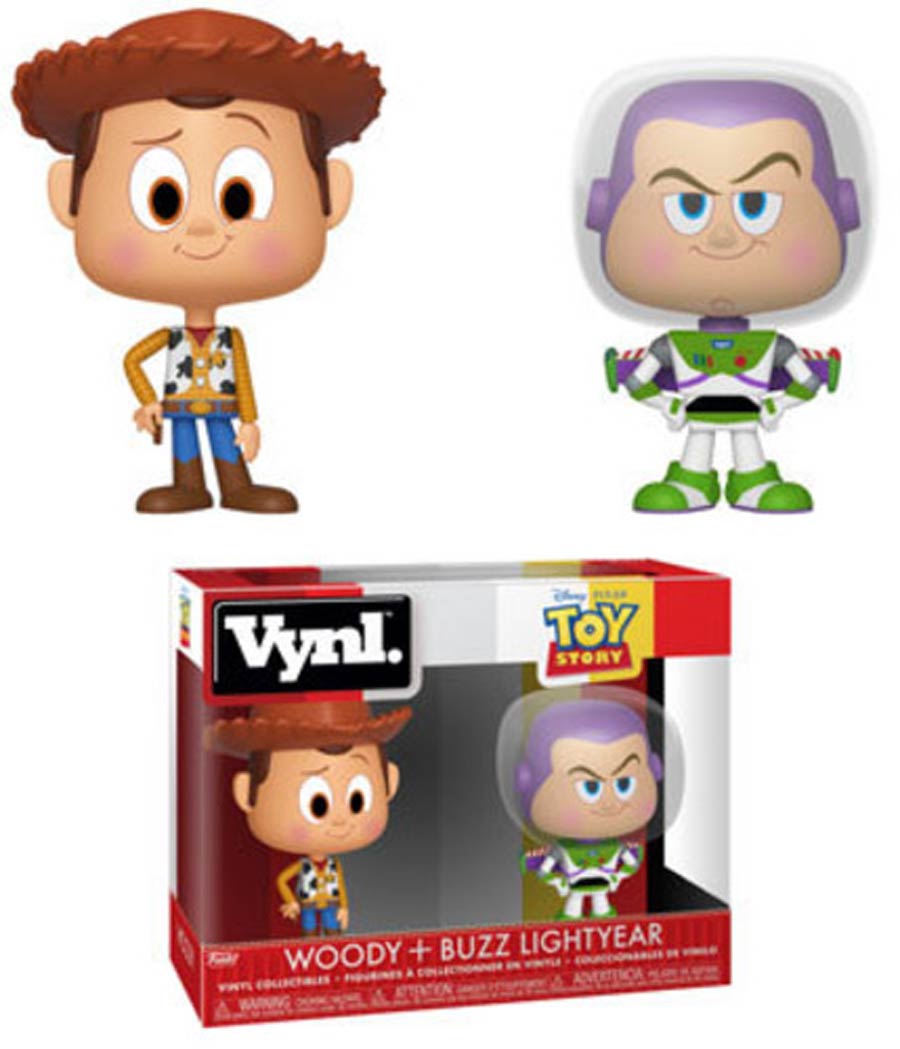 Vynl. Toy Story Woody And Buzz Lightyear 2-Pack Vinyl Figure