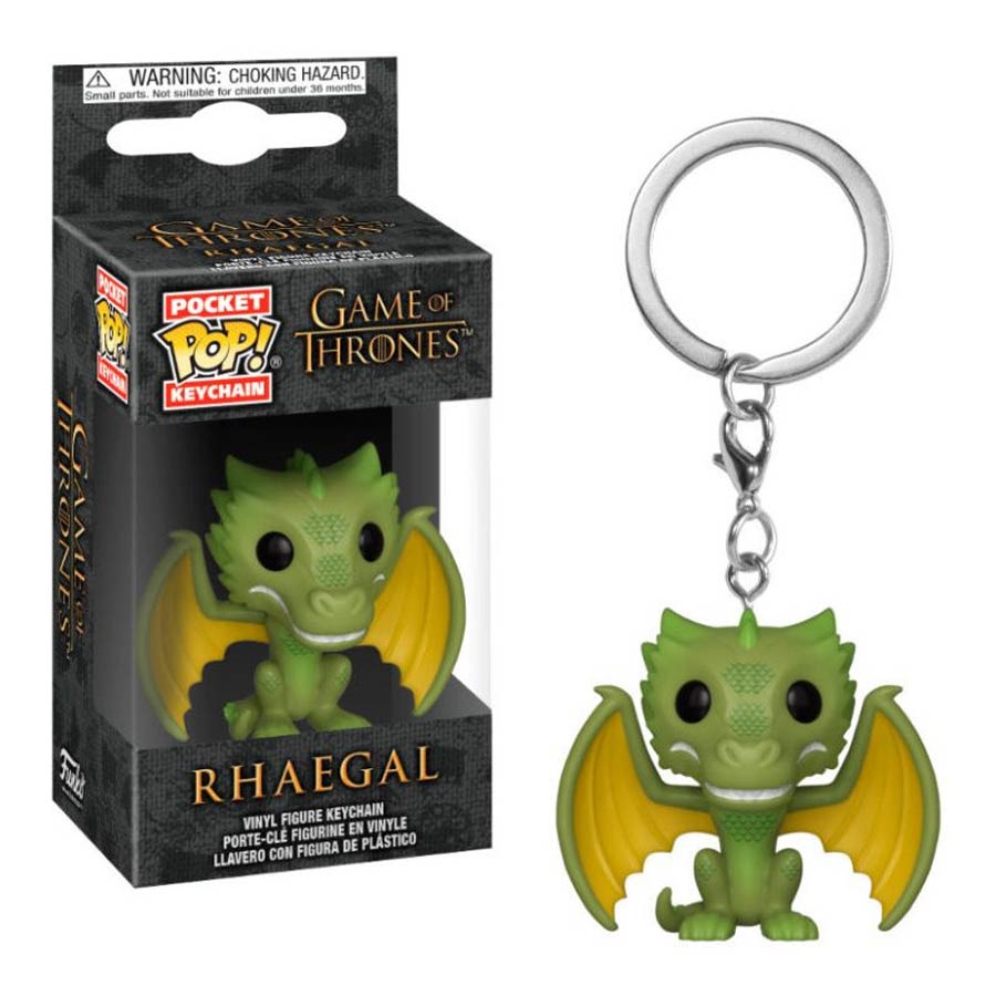POP Game Of Thrones Rhaegal Vinyl Pocket Keychain