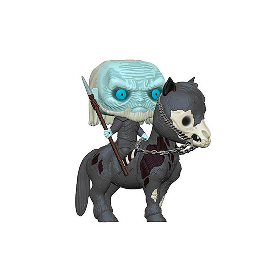 white walker on horse funko