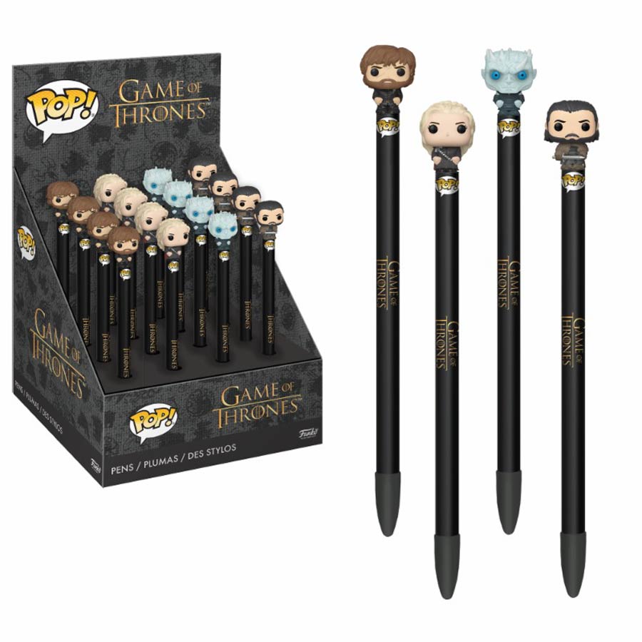 POP Game Of Thrones Pen Topper Assortment Of 16 Pens