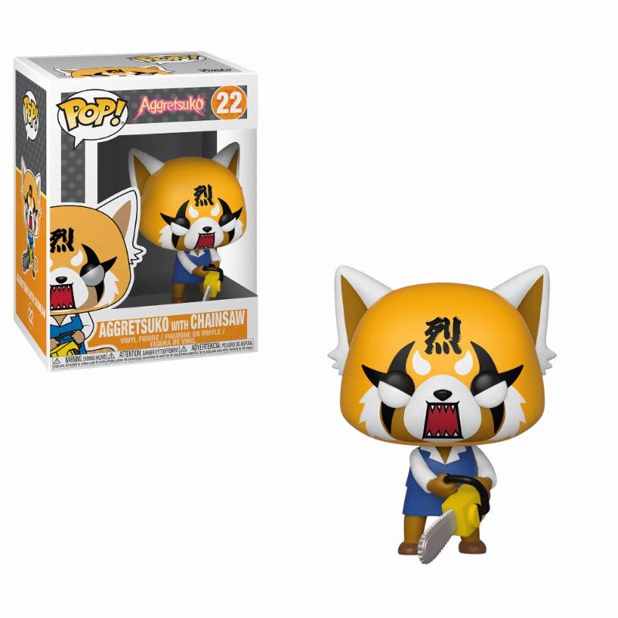 POP Sanrio 22 Aggretsuko Retsuko With Chainsaw Vinyl Figure