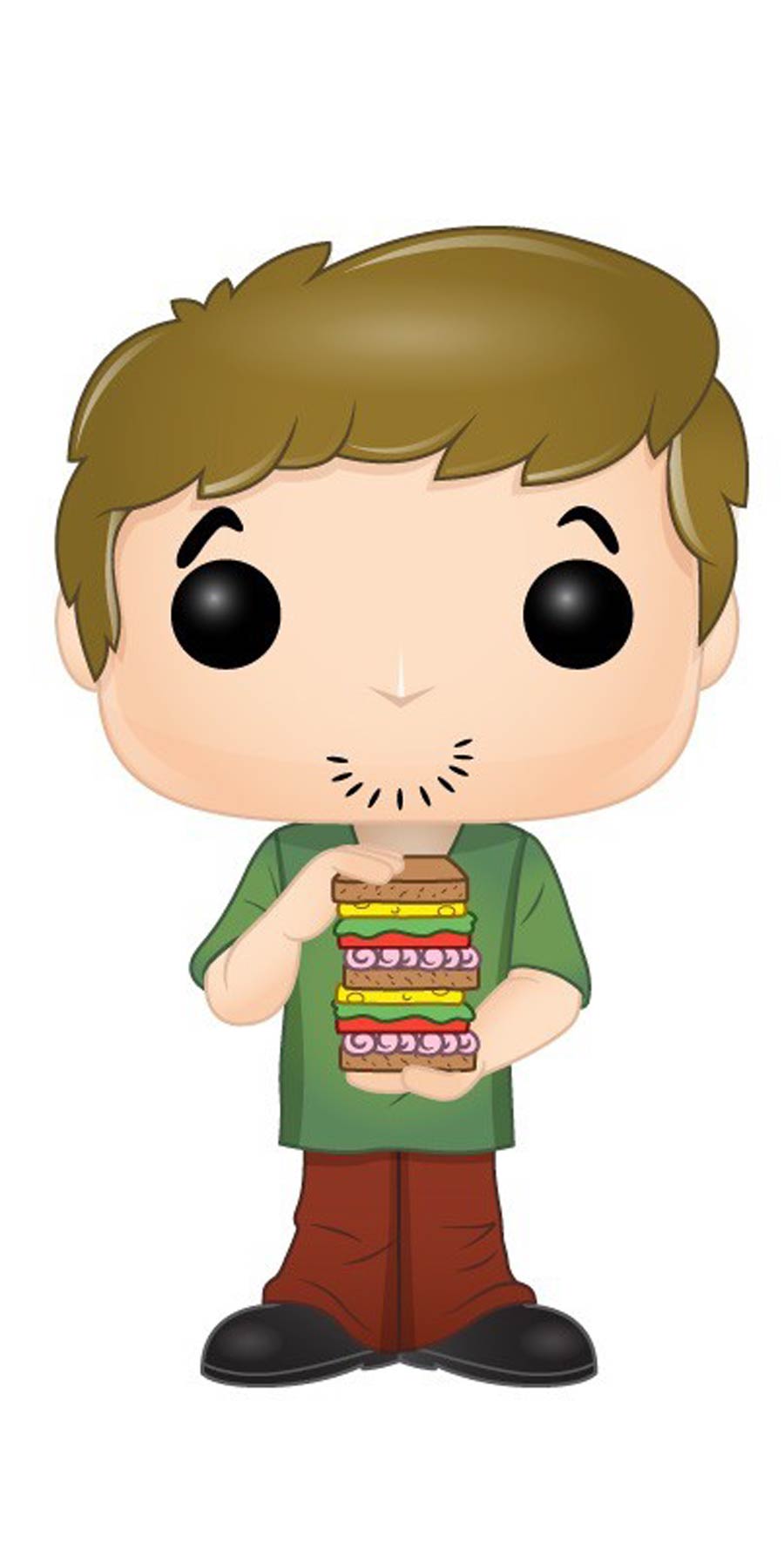 POP Animation Scooby-Doo Shaggy With Sandwich Vinyl Figure
